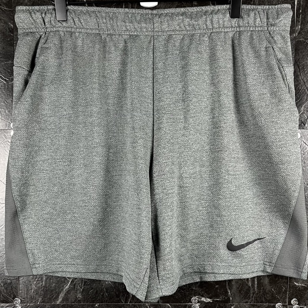 Nike Men's Grey Dri-Fit Running Shorts XL